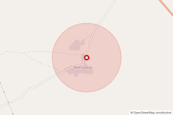 Map showing approximate area covered by Pincode 331305 — Bhamreed B.O, Churu