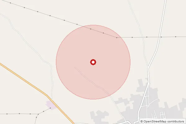 Map showing approximate area covered by Pincode 331501 — Bidasar S.O, Churu