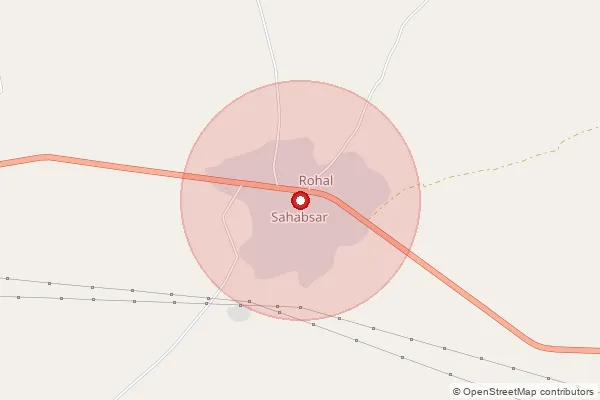 Map showing approximate area covered by Pincode 332304 — Hudera Bo, Sikar