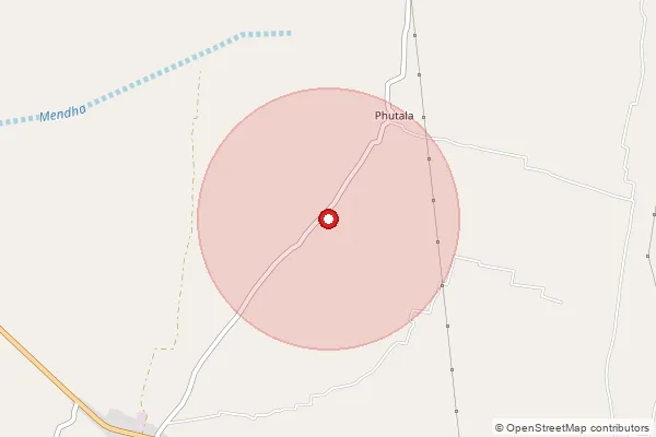 Map showing approximate area covered by Pincode 332712 — Footala Bo, Sikar