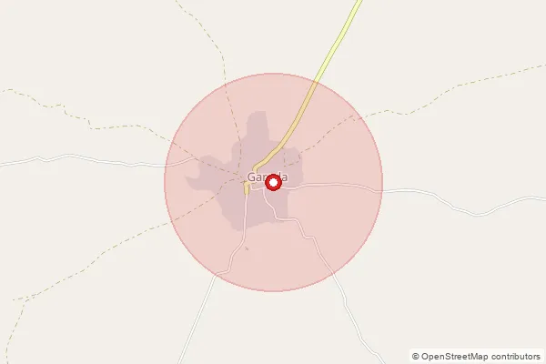 Map showing approximate area covered by Pincode 332721 — Fatehpura Bo, Sikar