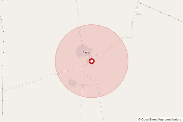 Map showing approximate area covered by Pincode 333030 — Jeeni B.O, Jhunjhunu