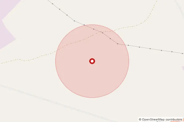 Map showing approximate area covered by Pincode 334024 — Prithviraj Ka Bera, Bikaner