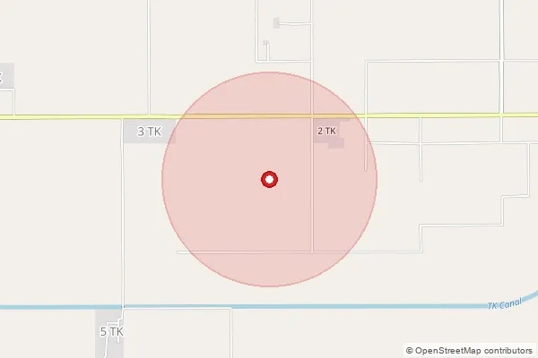 Map showing approximate area covered by Pincode 335039 — 16ps B.O, Ganganagar