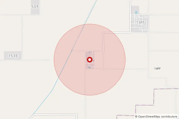 Map showing approximate area covered by Pincode 335040 — Dharinganwali B.O, Ganganagar