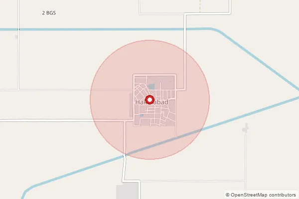 Map showing approximate area covered by Pincode 335062 — Alipura B.O, Ganganagar