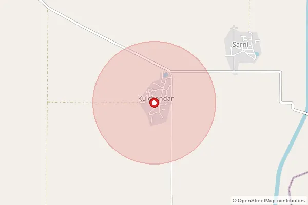 Map showing approximate area covered by Pincode 335063 — Amarpura Jalukhat B.O, Hanumangarh