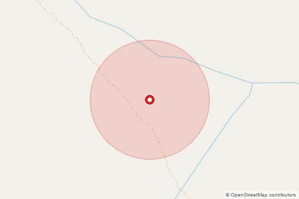 Map showing approximate area covered by Pincode 335502 — Dungarana B.O, Hanumangarh