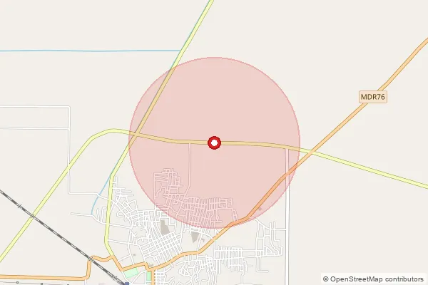 Map showing approximate area covered by Pincode 335511 — Garhichhani B.O, Hanumangarh