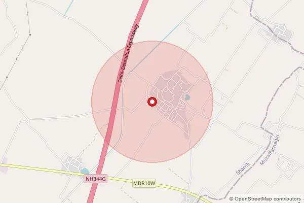 Map showing approximate area covered by Pincode 335802 — Amarsinghwala B.O, Hanumangarh
