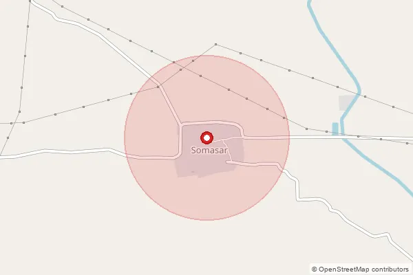 Map showing approximate area covered by Pincode 335805 — 1o Spd, Ganganagar