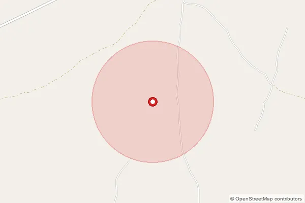 Map showing approximate area covered by Pincode 341002 — Bhadana B.O, Nagaur