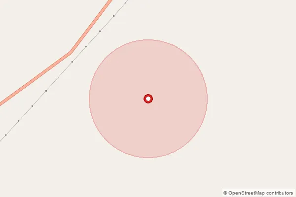 Map showing approximate area covered by Pincode 341022 — Jhareli B.O, Nagaur