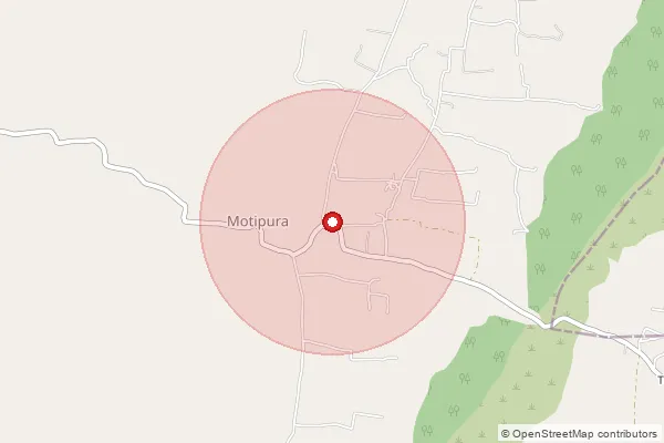 Map showing approximate area covered by Pincode 341519 — Jijoth B.O, Nagaur