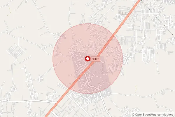 Map showing approximate area covered by Pincode 342012 — Boranada So, Jodhpur