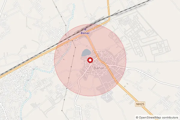 Map showing approximate area covered by Pincode 342015 — Nandri Bo, Jodhpur