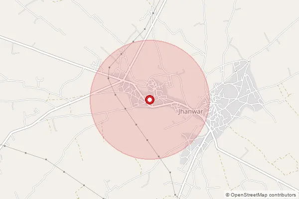 Map showing approximate area covered by Pincode 342017 — Rohila Khurd, Jodhpur