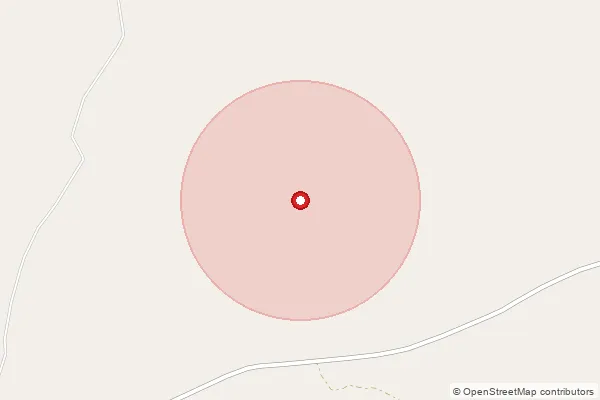 Map showing approximate area covered by Pincode 342023 — Bastawa Bo, Jodhpur