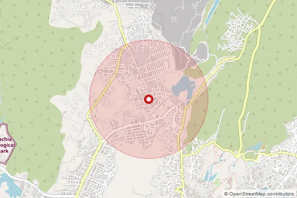 Map showing approximate area covered by Pincode 342024 — Beru Bo, Jodhpur