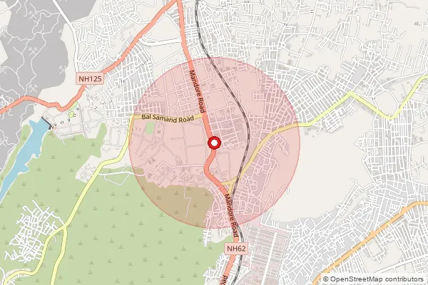 Map showing approximate area covered by Pincode 342026 — Jodhpur Bsf Trg Centre So, Jodhpur