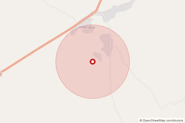 Map showing approximate area covered by Pincode 342029 — Nandia Kallan Bo, Jodhpur