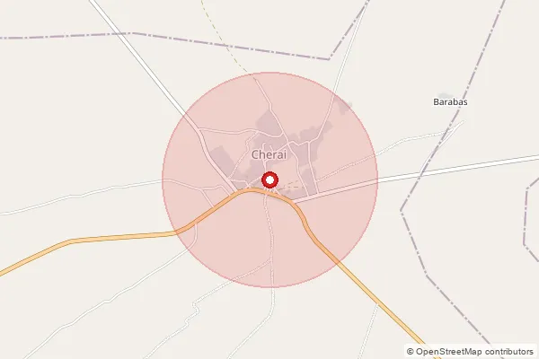 Map showing approximate area covered by Pincode 342032 — Chamu Bo, Jodhpur