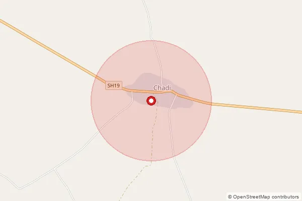 Map showing approximate area covered by Pincode 342312 — Bugri Bo, Jodhpur