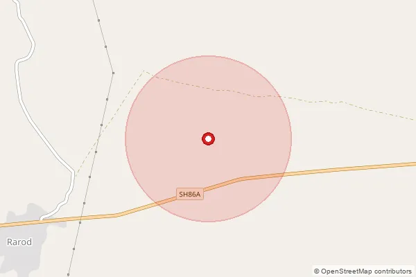 Map showing approximate area covered by Pincode 342901 — Barni Khurd Bo, Jodhpur