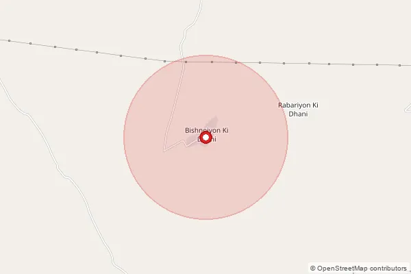 Map showing approximate area covered by Pincode 343027 — Arwa, Mulugu