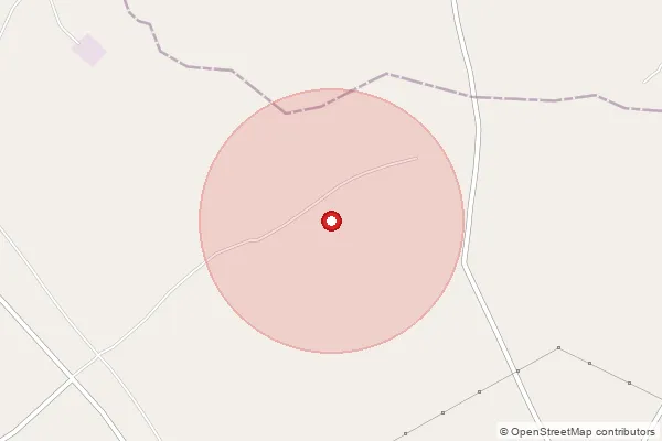 Map showing approximate area covered by Pincode 344035 — Batadu B.O, Barmer