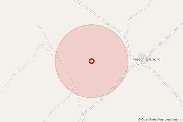 Map showing approximate area covered by Pincode 344704 — Kabooli B.O, Barmer