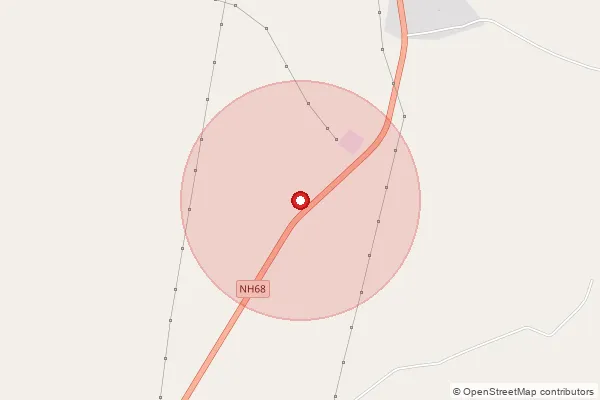 Map showing approximate area covered by Pincode 344705 — Swamy Ka Gaon B.O, Barmer