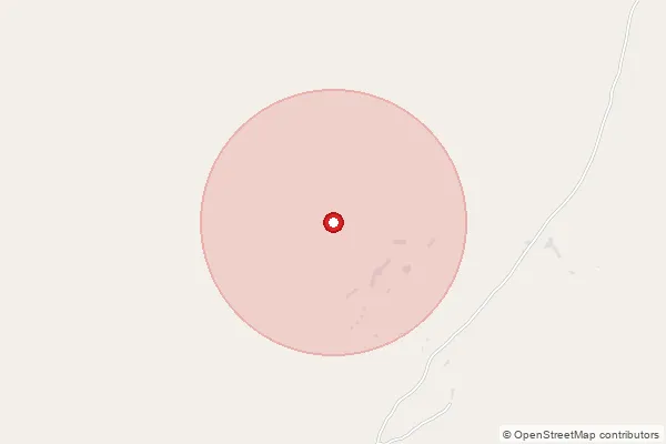 Map showing approximate area covered by Pincode 344706 — Arti B.O, Barmer