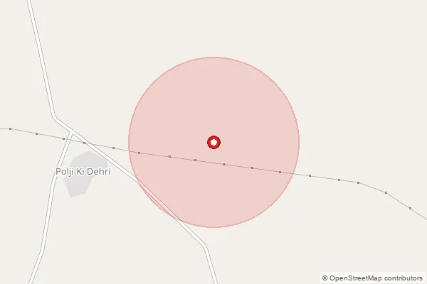 Map showing approximate area covered by Pincode 345001 — Jaisalmer Ho, Jaisalmer