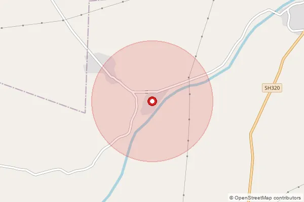 Map showing approximate area covered by Pincode 360040 — Panchavda Bo, Rajkot