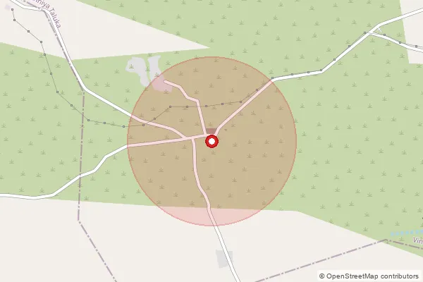 Map showing approximate area covered by Pincode 360050 — Gadhadia Bo, Rajkot