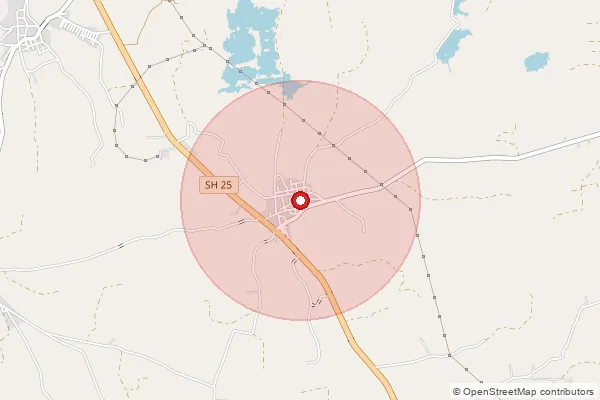 Map showing approximate area covered by Pincode 360370 — Champrajpur Bo, Rajkot