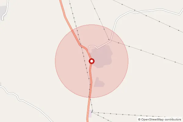 Map showing approximate area covered by Pincode 360405 — Boria Bo, Rajkot