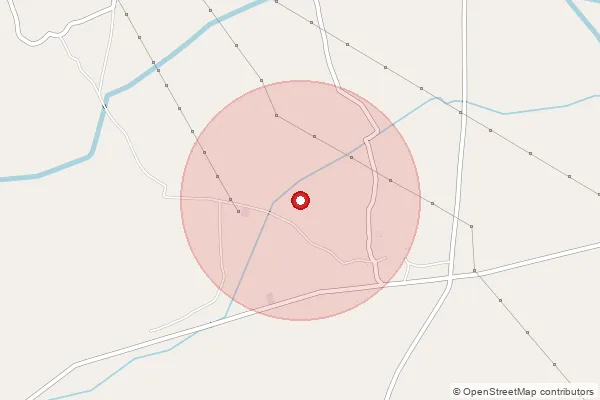 Map showing approximate area covered by Pincode 360410 — Bhukhi Bo, Rajkot