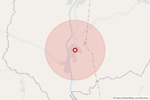 Map showing approximate area covered by Pincode 360470 — Kharachiya Bo, Rajkot