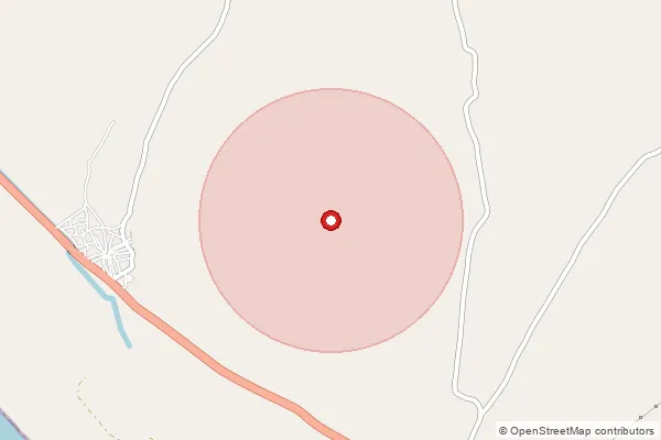 Map showing approximate area covered by Pincode 360579 — Bhavpara Bo, Porbandar