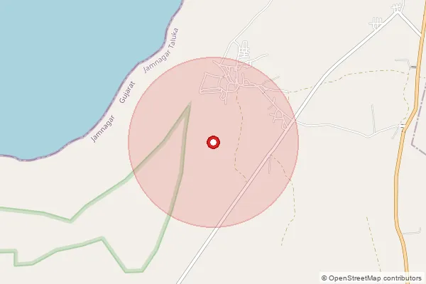 Map showing approximate area covered by Pincode 361230 — Sachana Bo, Jamnagar