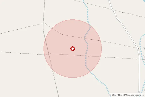 Map showing approximate area covered by Pincode 361280 — Rangpur Bo, Jamnagar