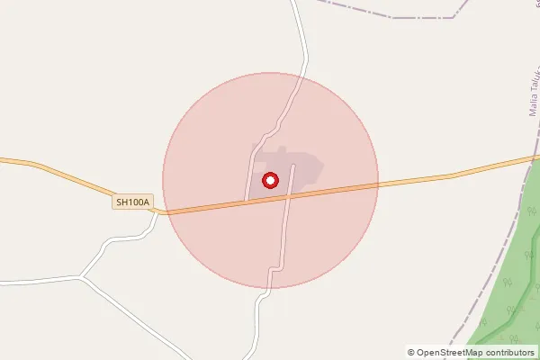 Map showing approximate area covered by Pincode 362245 — Amrapur Gir Bo, Junagadh