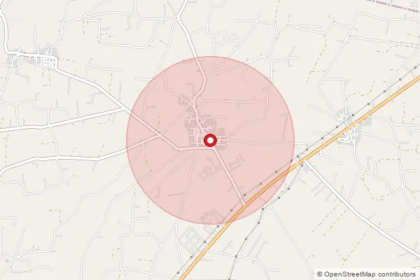 Map showing approximate area covered by Pincode 362269 — Inaj Bo, Gir Somnath