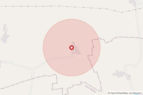 Map showing approximate area covered by Pincode 362560 — Ambavad Bo, Gir Somnath
