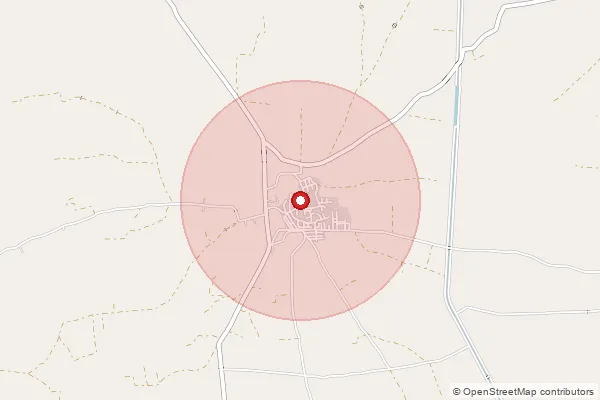 Map showing approximate area covered by Pincode 363435 — Gundiyala Bo, Surendranagar