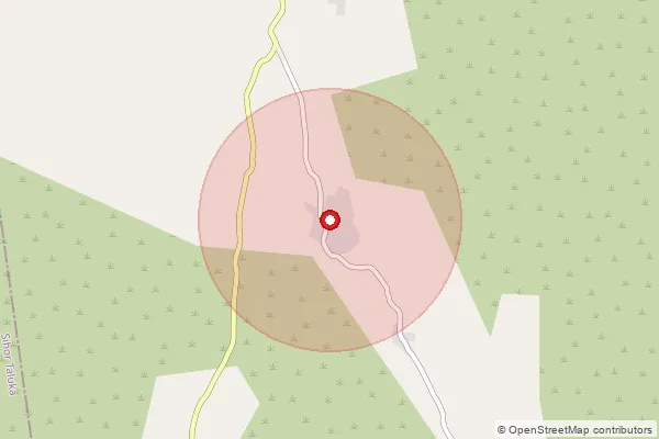 Map showing approximate area covered by Pincode 364050 — Morchand Bo, Bhavnagar