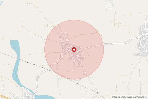 Map showing approximate area covered by Pincode 364060 — Vartej So, Bhavnagar