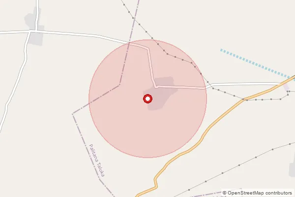 Map showing approximate area covered by Pincode 364230 — Vavdi Bo, Bhavnagar